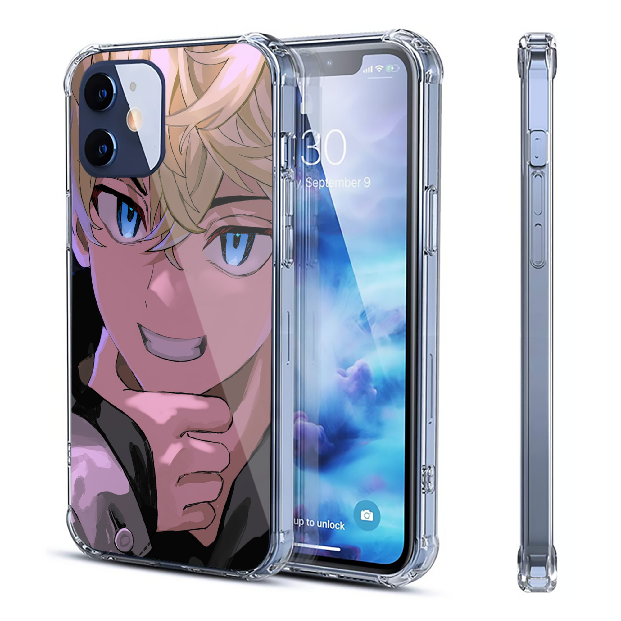 （画像用） 東京リベンジャーズ Tokyo Revengers 【iPhone 12シリーズ対応】透明スマホケース（クリアソフトケース）